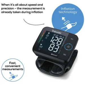 Beurer BC-54 Bluetooth® Wrist Blood Pressure Monitor-11