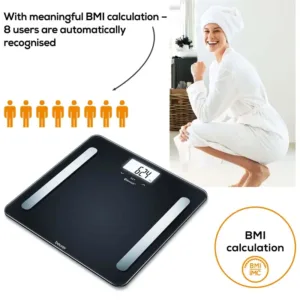 Beurer BF-105 Bluetooth® Diagnostic Bathroom Scale-7