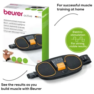 Beurer EM-39 2-in-1 Abdominal and Back Muscle Belt-5