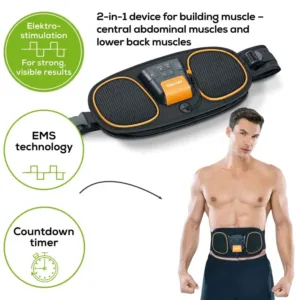 Beurer EM-39 2-in-1 Abdominal and Back Muscle Belt-6