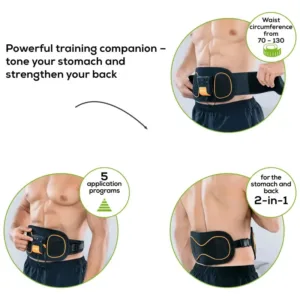 Beurer EM-39 2-in-1 Abdominal and Back Muscle Belt-8