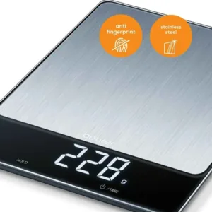 Beurer KS-34 XL Stainless Steel Kitchen Scale-3