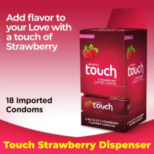 Touch Strawberry Flavored Condom Dispenser-2