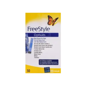 Test Strips for Abbot FreeStyle Optium Blood Glucose Monitor - 50 Strips 1