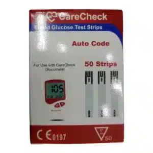 Test Strips for CareCheck Auto Code Blood Glucose Monitoring System - 50 Strips