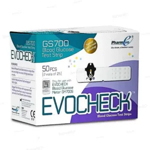 Test Strips for EvoCheck GM-700S Blood Glucose Monitoring System - 50 Strips