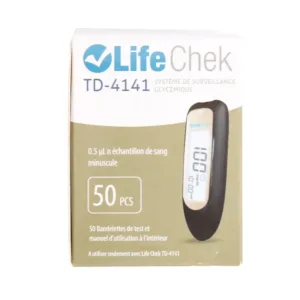 Test Strips for LifeChek TD-4141 Blood Glucose Monitor - 50 Strips