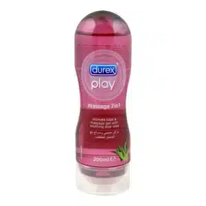 Durex Play Massage 2-In-1 Intimate Lube & Massage Gel, Aloe Vera, 200ml 02