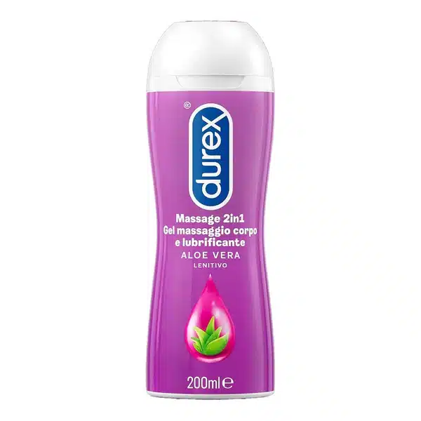 Durex Play Massage 2-in-1 Intimate Gel with Soothing Aloe Vera - 200ml -1 Durex Play Massage 2-in-1 Intimate Gel with Soothing Aloe Vera - 200ml