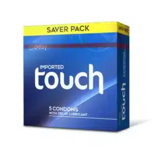 Touch Delay Condoms - Pack of 5 - With Delay Lubricant