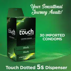 Touch Dotted Condoms – 30 Piece Box 2