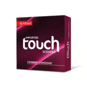 Touch Ribbed Condoms - 5 Piece Pack