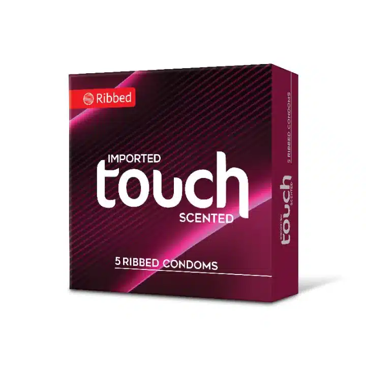 Touch Ribbed Condoms - 5 Piece Pack Touch Ribbed Condoms - 5 Piece Pack