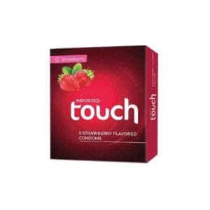 Touch Strawberry Condoms - 5 Piece Pack