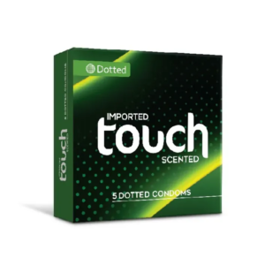 Touch dotted pack of 5 condoms