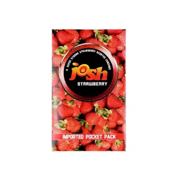 josh strawberry condoms 03 pieces josh strawberry condoms 03 pieces