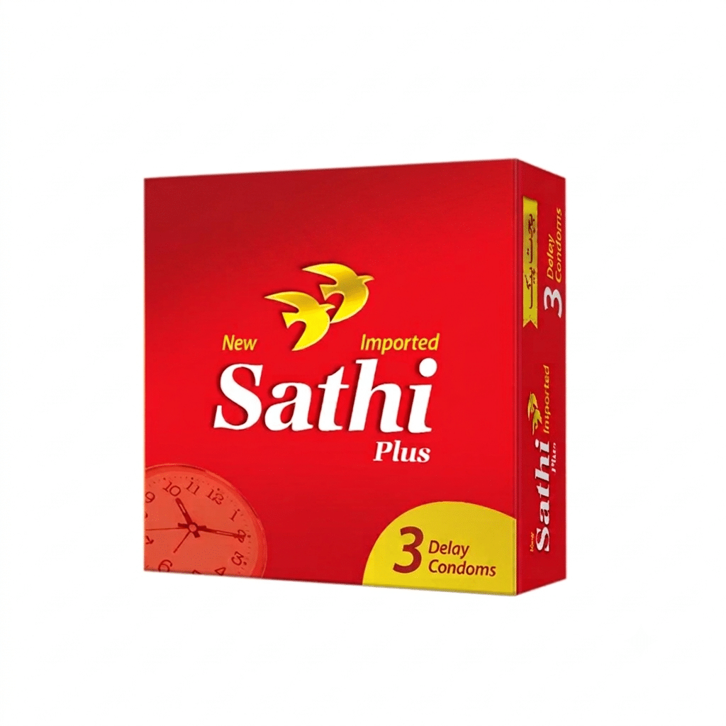 Sathi Plus Delay Condoms - 3 Piece Pack Sathi Plus Delay Condoms - 3 Piece Pack