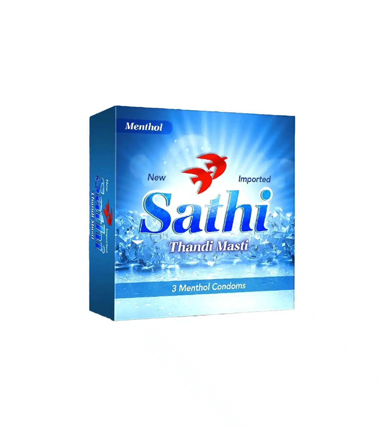 Sathi Thandi Masti Menthol Condoms - 3pcs Sathi Thandi Masti