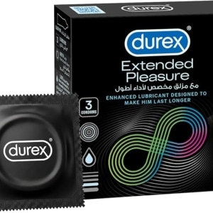 Durex Extended Pleasure Condoms – 3 Piece Pack - 2