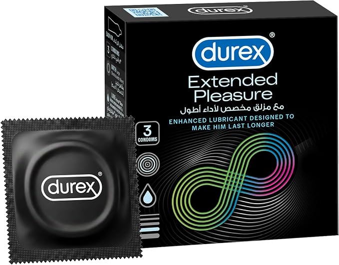 Durex Extended Pleasure Condoms – 3 Piece Pack – 2 Durex Extended Pleasure Condoms – 3 Piece Pack - 2