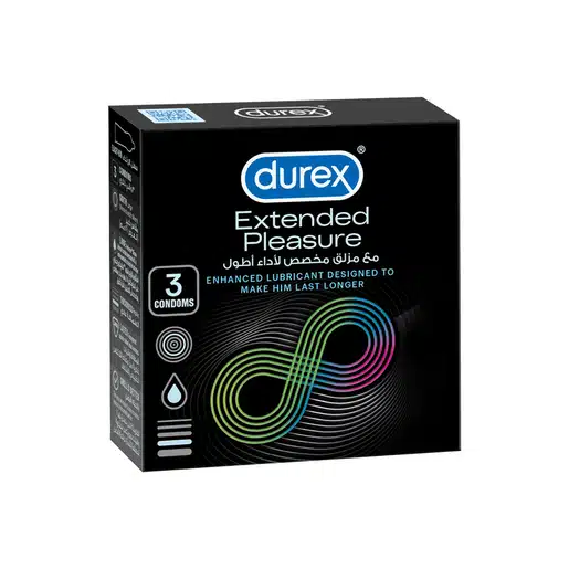 Durex Extended Pleasure Condoms – 3 Piece Pack Durex Extended Pleasure Condoms – 3 Piece Pack