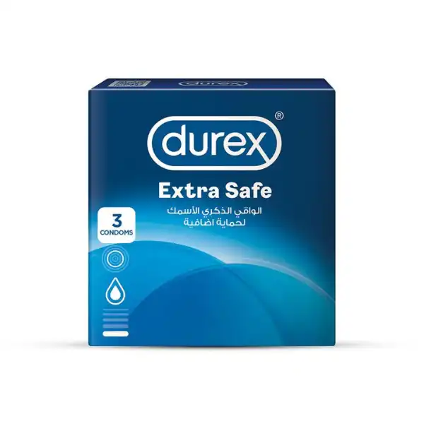 Durex Extra Safe Condoms – 3 Piece Pack Durex Extra Safe Condoms – 3 Piece Pack