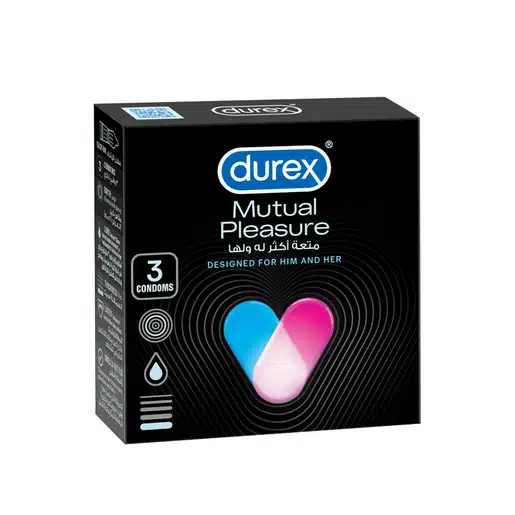 Durex Mutual Pleasure Condoms - 3 Piece Pack Durex Mutual Pleasure Condoms - 3 Piece Pack