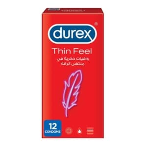 Durex Thin Feel Condoms - 12 Piece Box